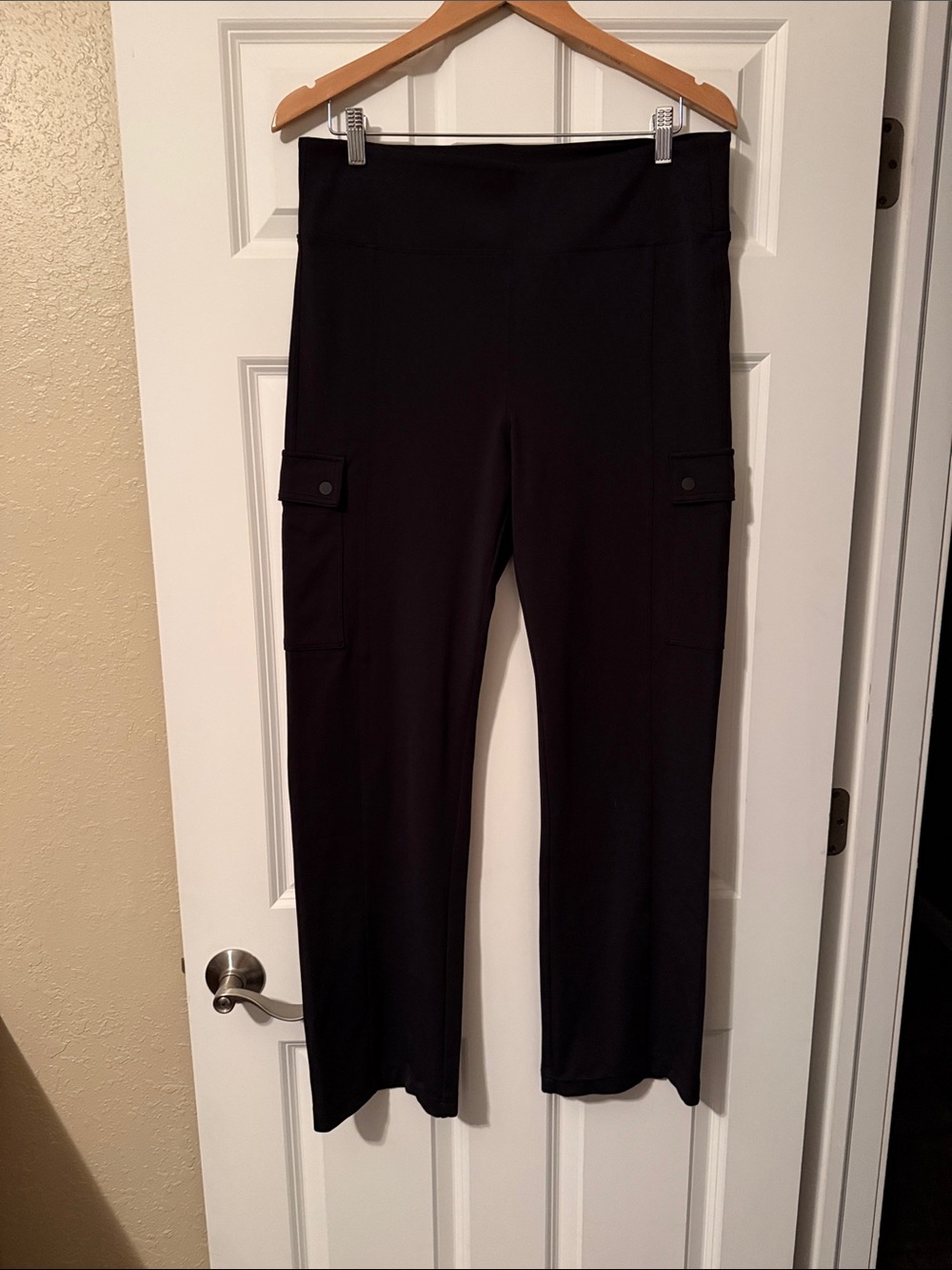 Athleta Black Delancey Straight Cargo Pants